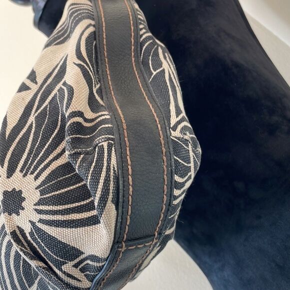 Fossil vintage floral canvas shoulder bag - Picture 7 of 14